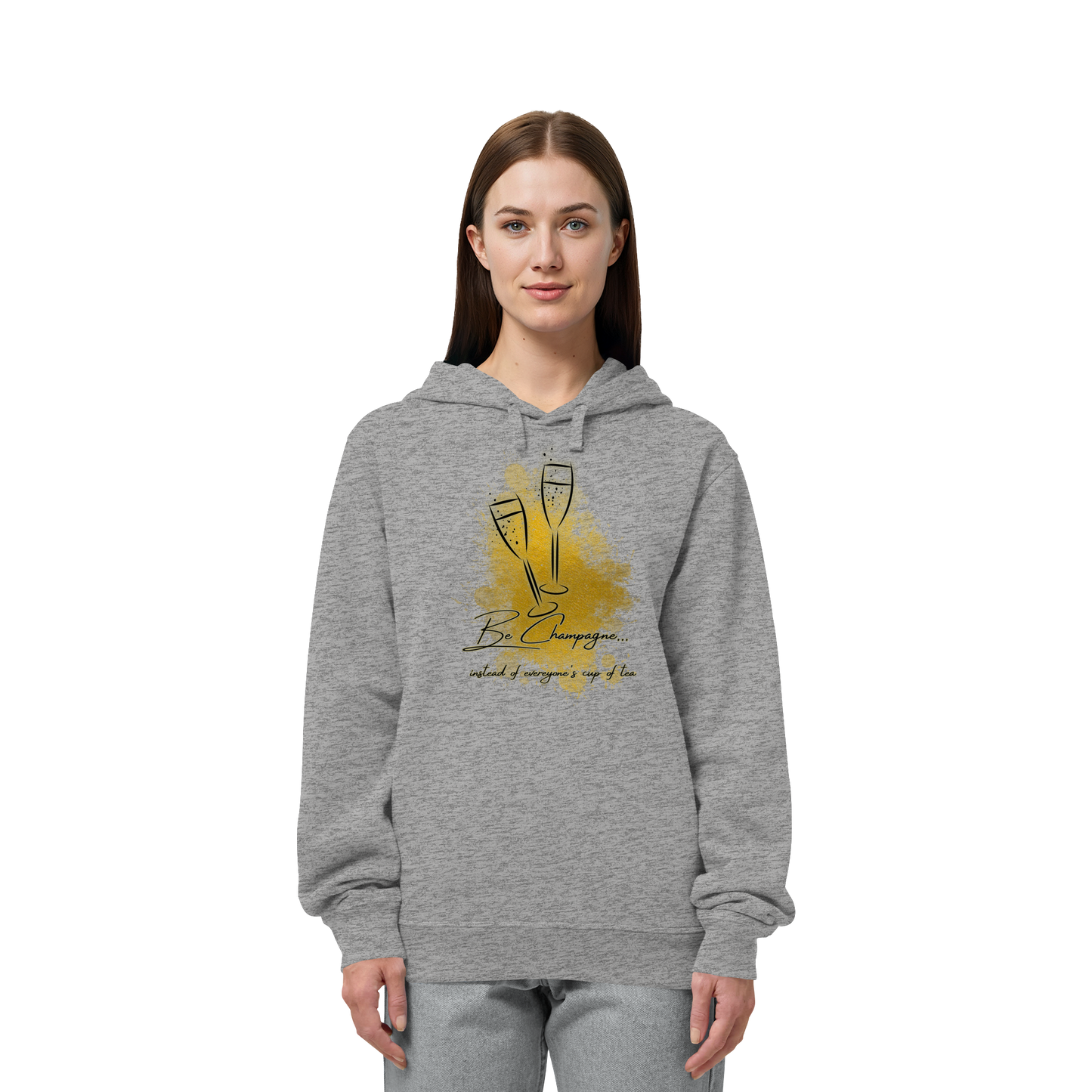 CHAMPAGNE! - Organic Side Pocket Hoodie