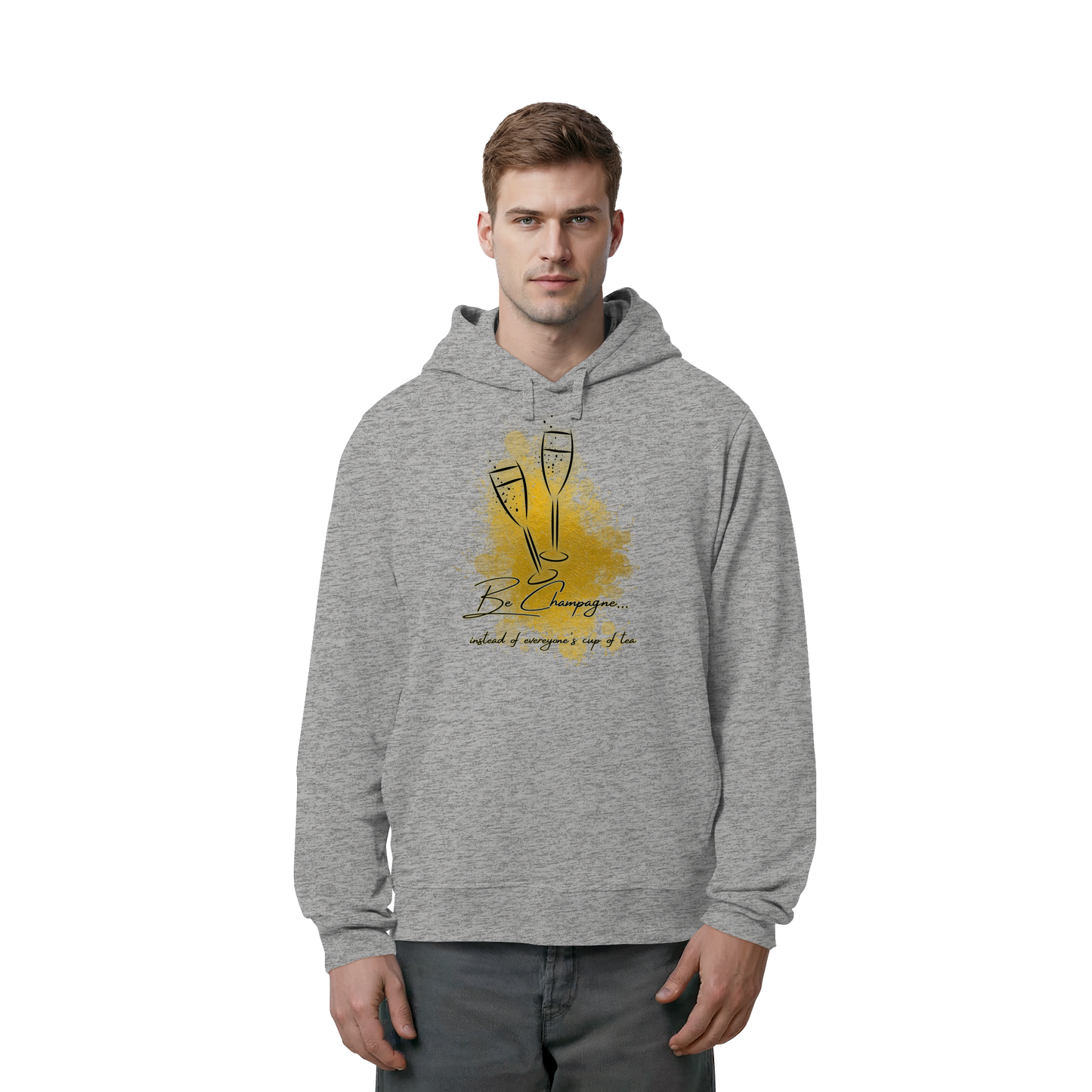 CHAMPAGNE! - Organic Side Pocket Hoodie