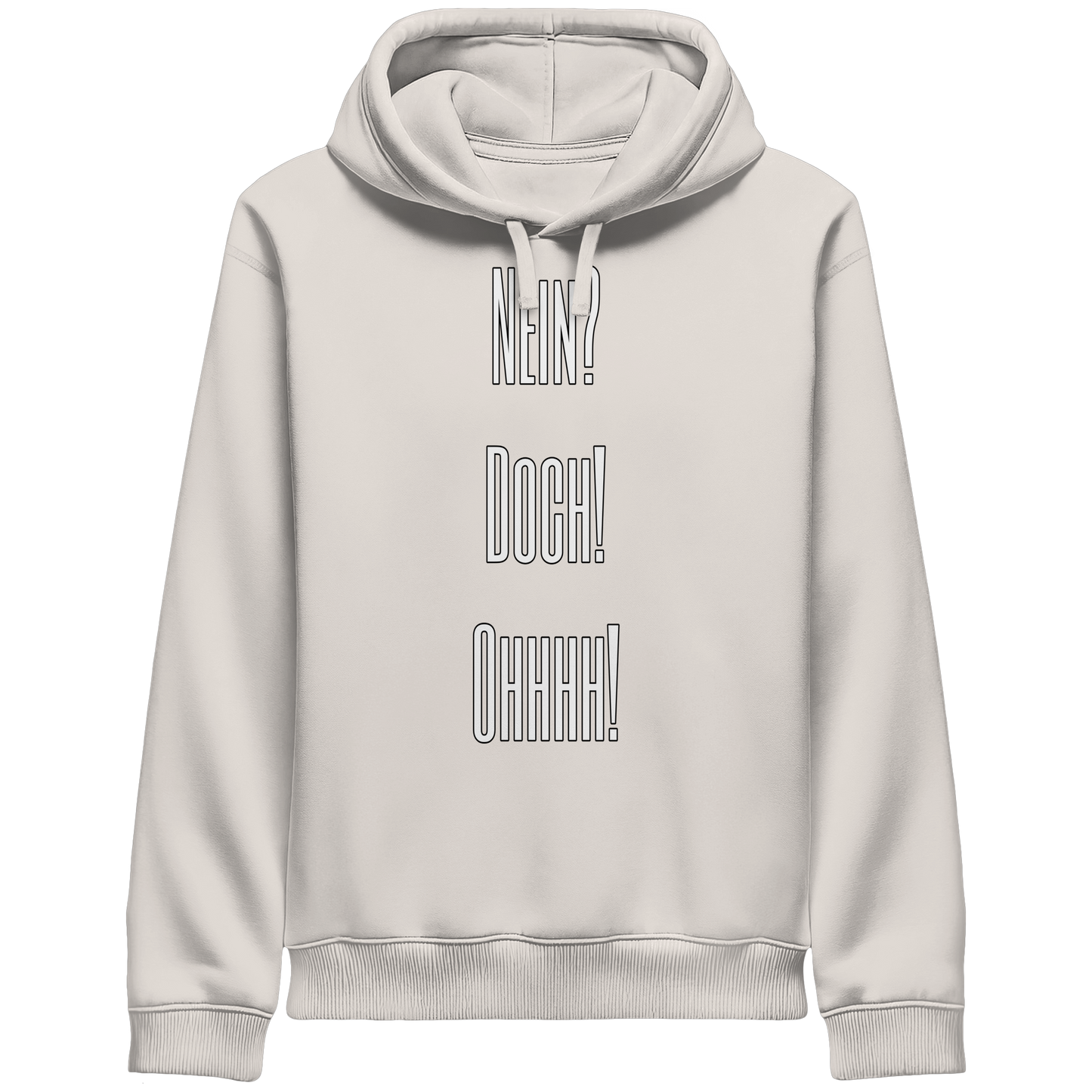 NO?YES!OHHHH! - Organic Side Pocket Hoodie