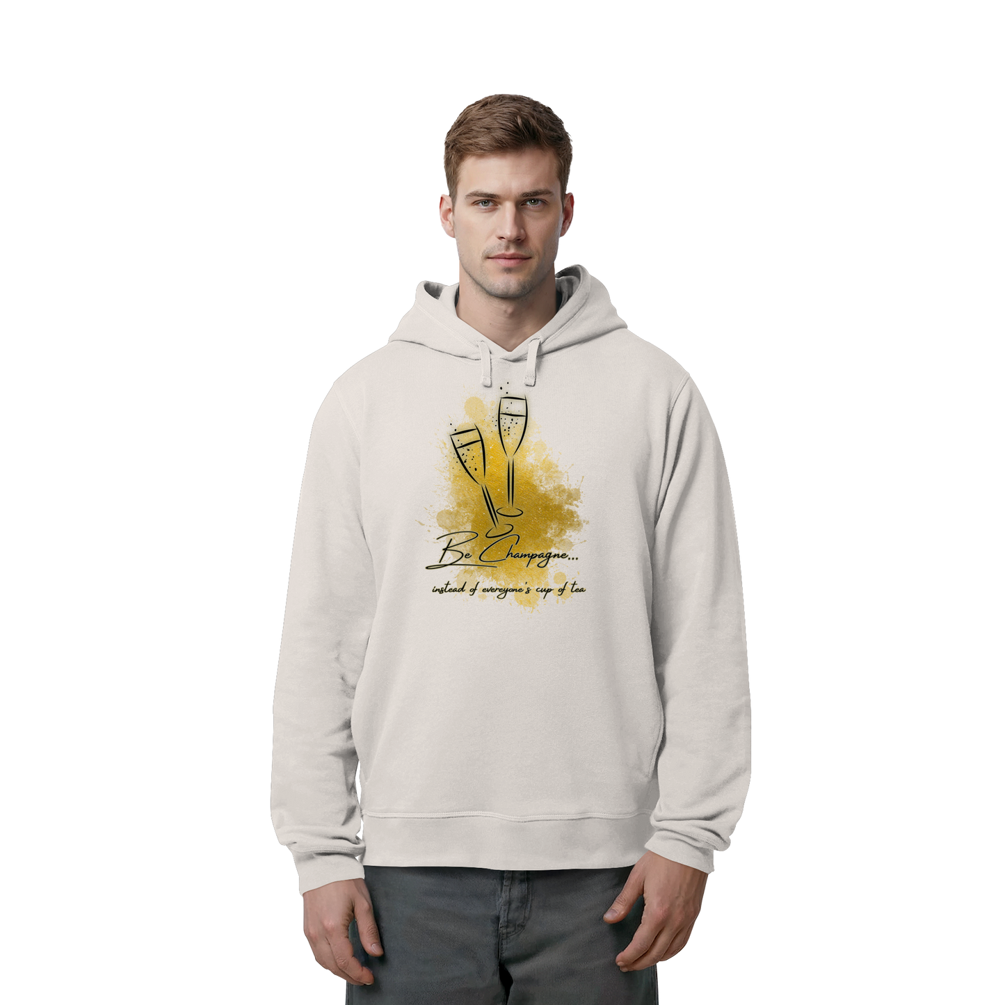 CHAMPAGNE! - Organic Side Pocket Hoodie