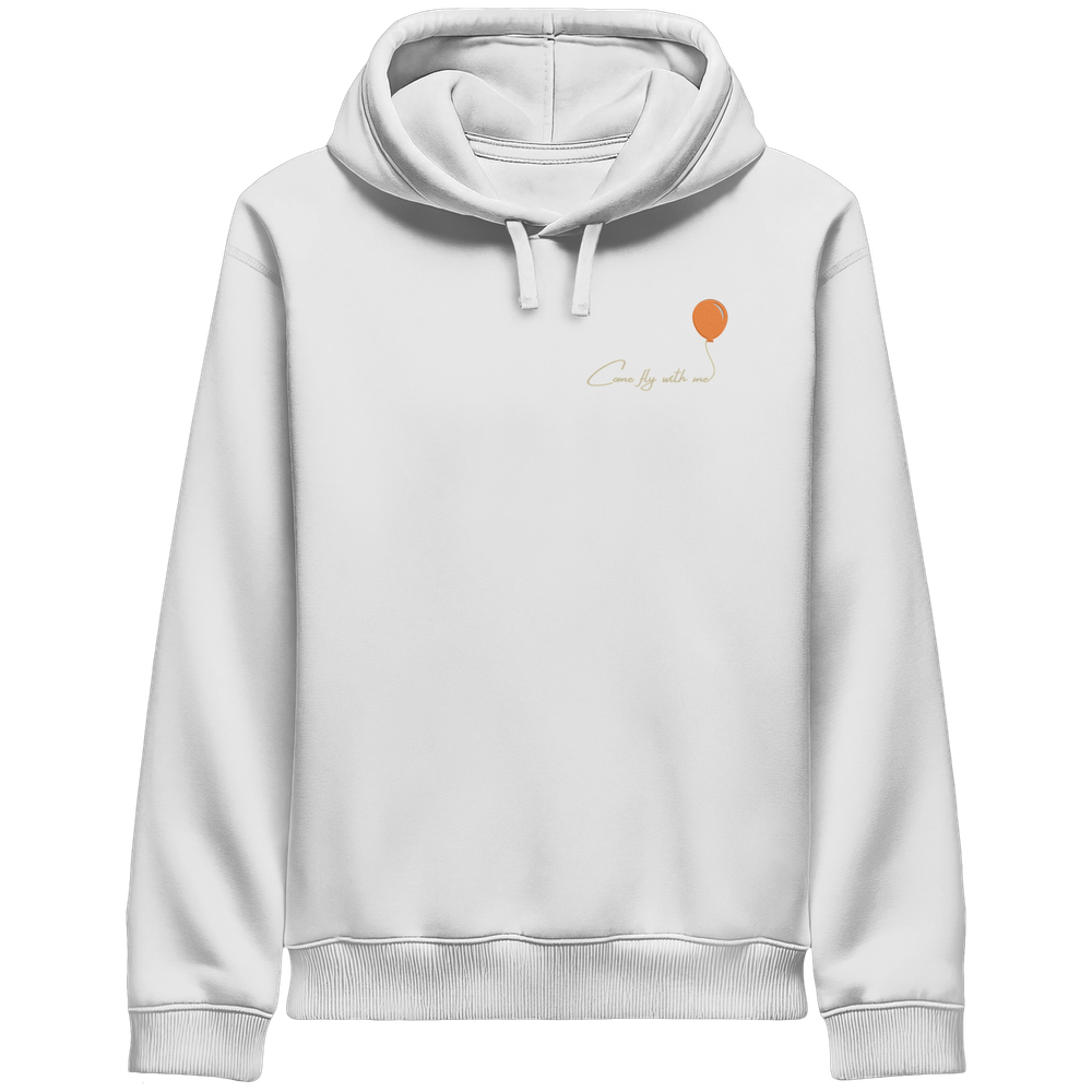 COMEFLYWITHME! (Stick) - Organic Side Pocket Hoodie