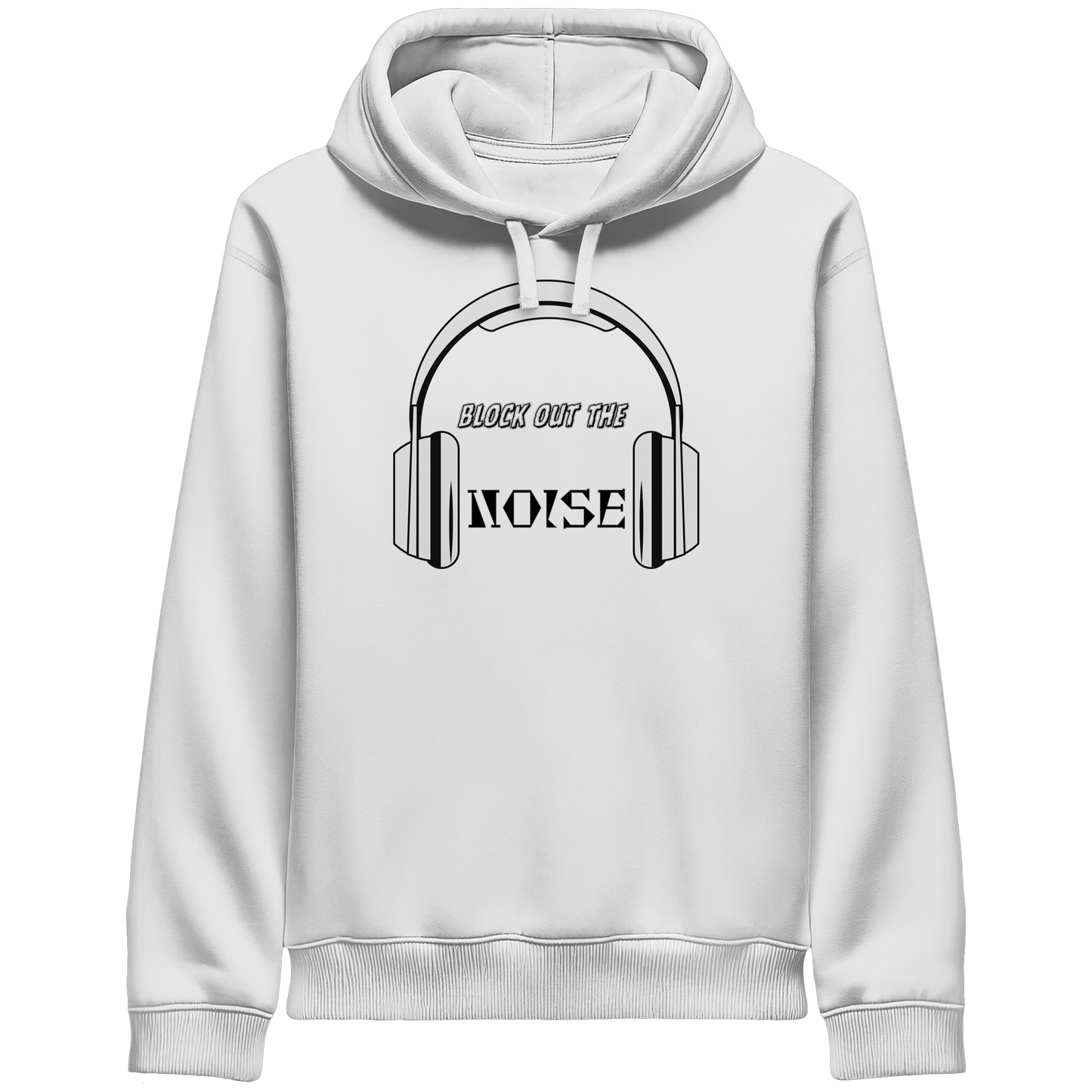 BLOCKOUTTHENOISE! - Organic Side Pocket Hoodie