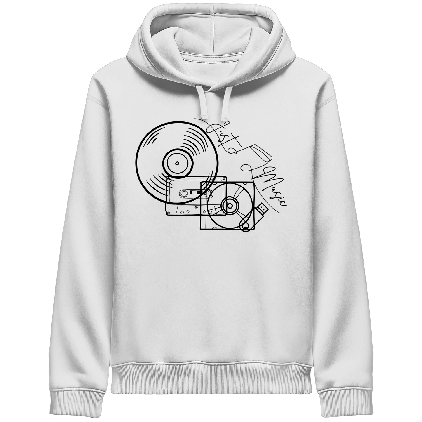 JUSTMUSIC! - Organic Side Pocket Hoodie