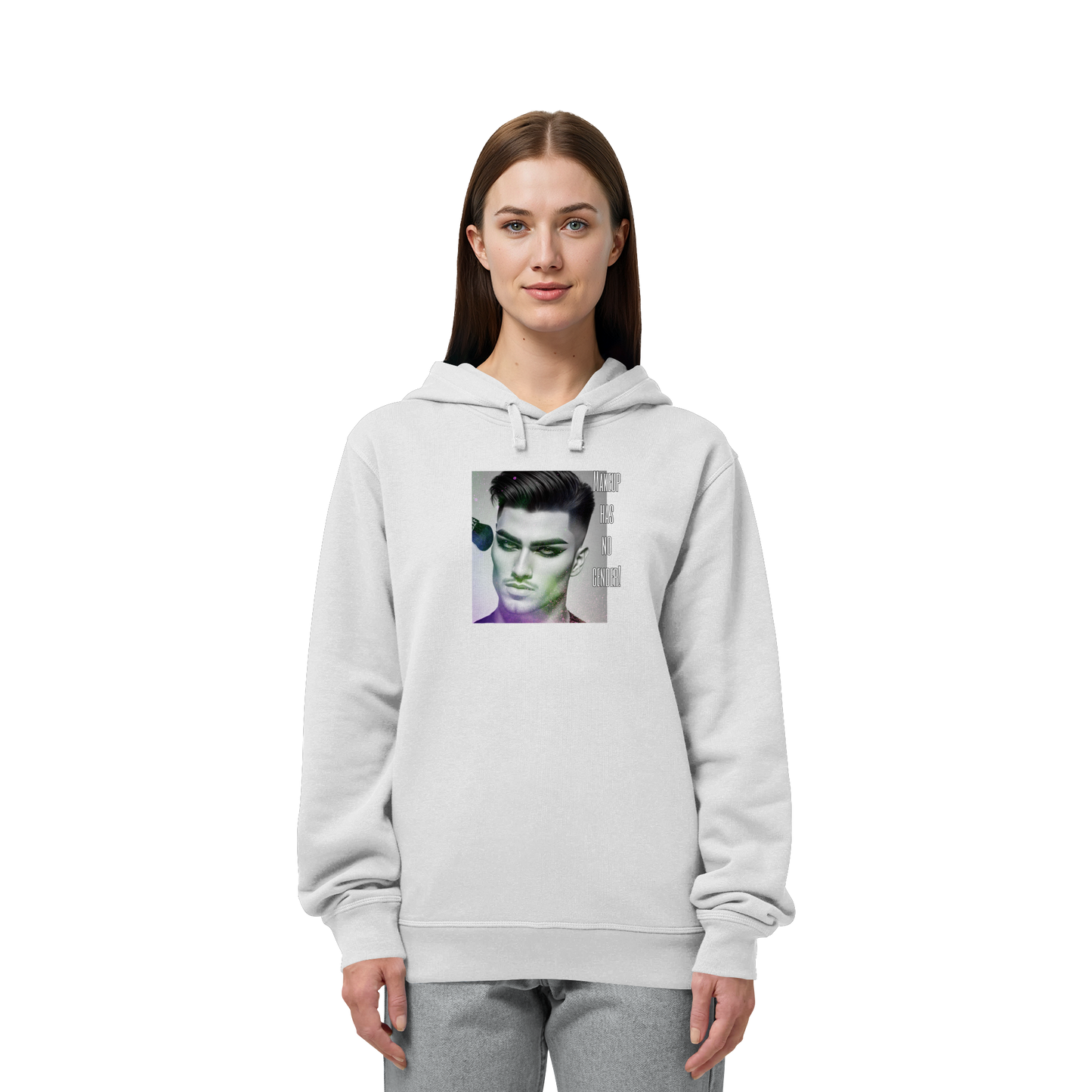 MAKEUPHASNOGENDER! - Organic Side Pocket Hoodie