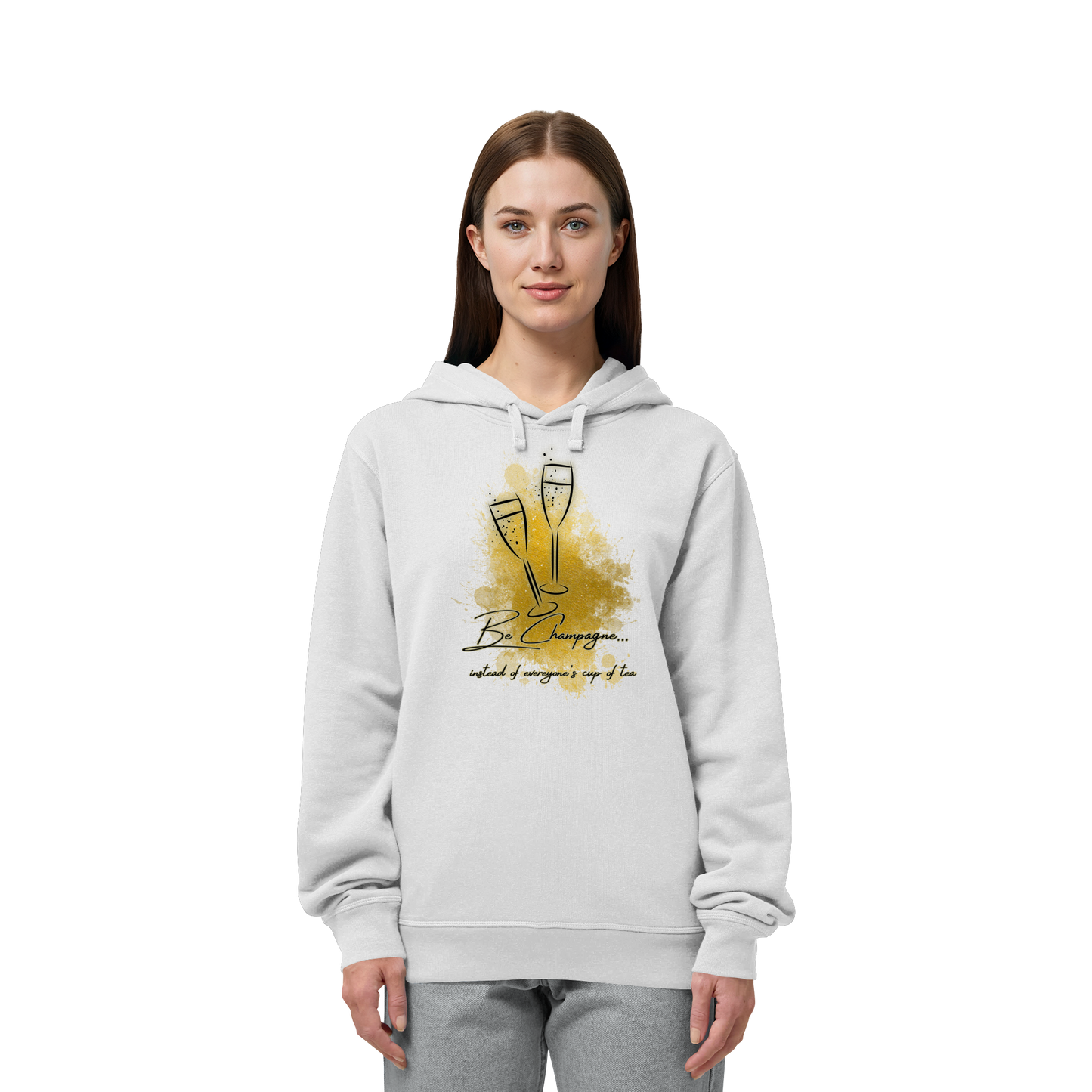 CHAMPAGNE! - Organic Side Pocket Hoodie