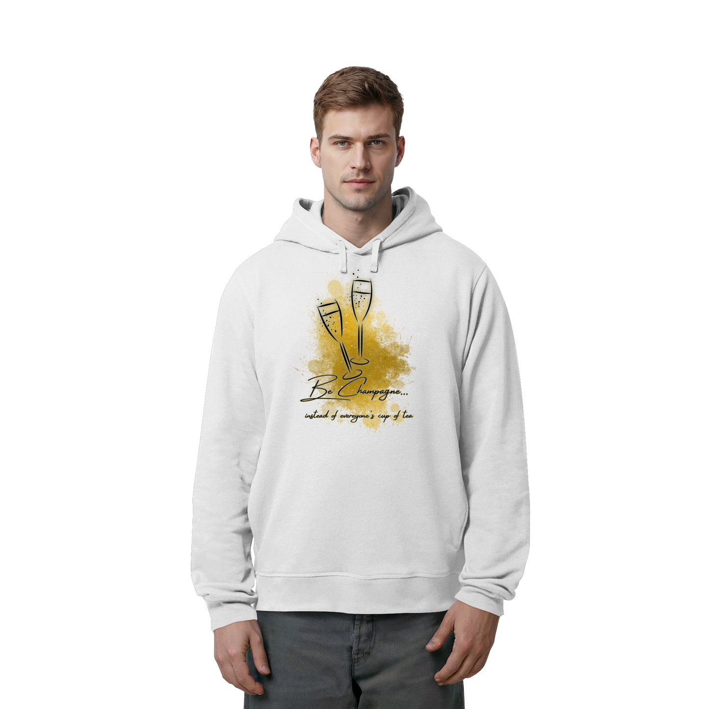 CHAMPAGNE! - Organic Side Pocket Hoodie