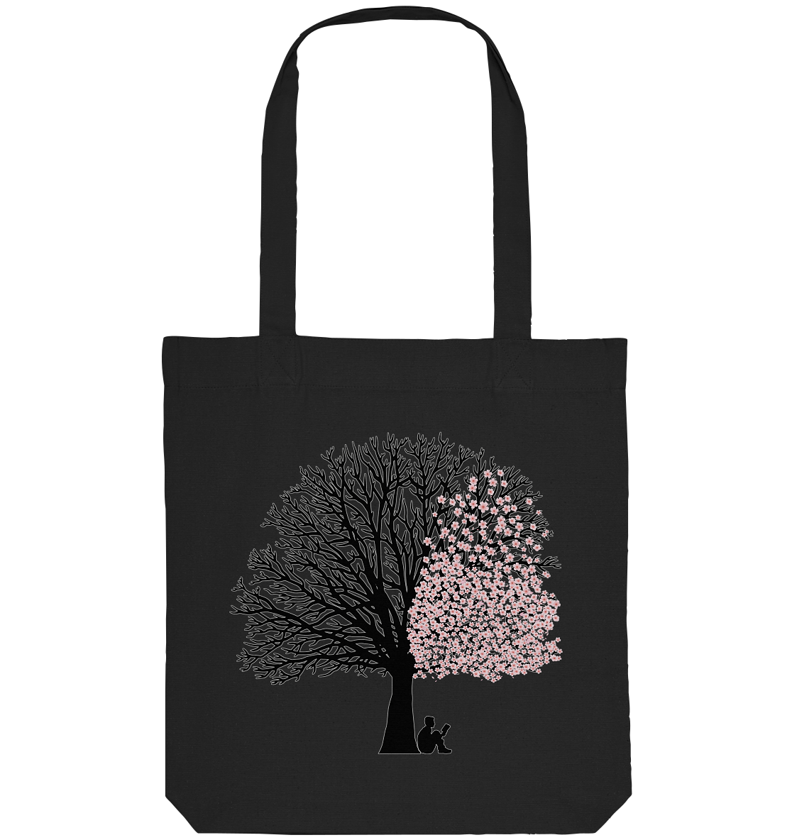 CHERRY BLOSSOM SHADOWS! - Organic Tote Bag