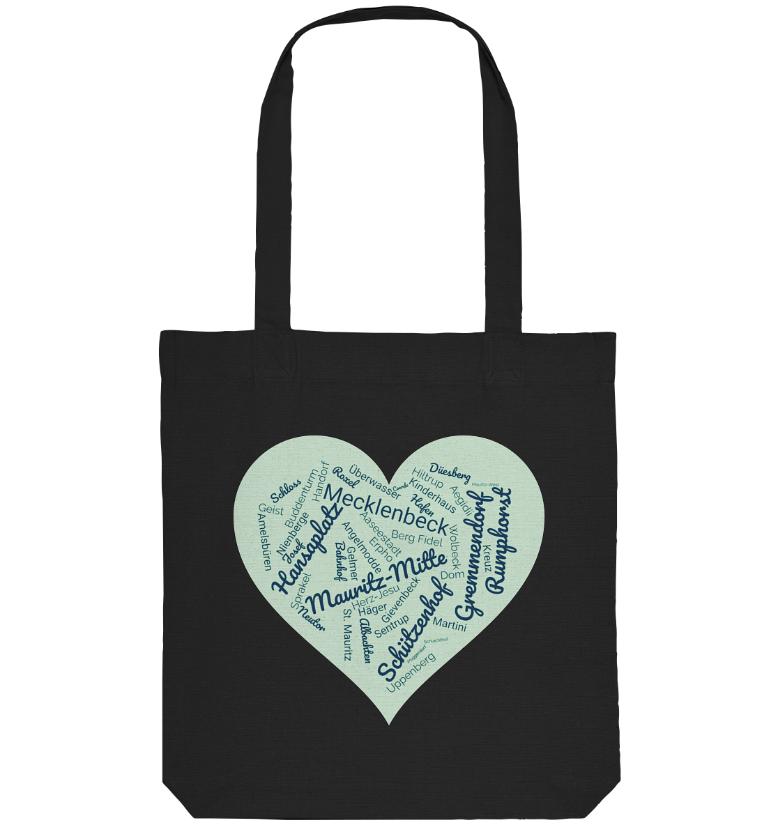 MÜNSTERHERZ! - Organic Tote Bag