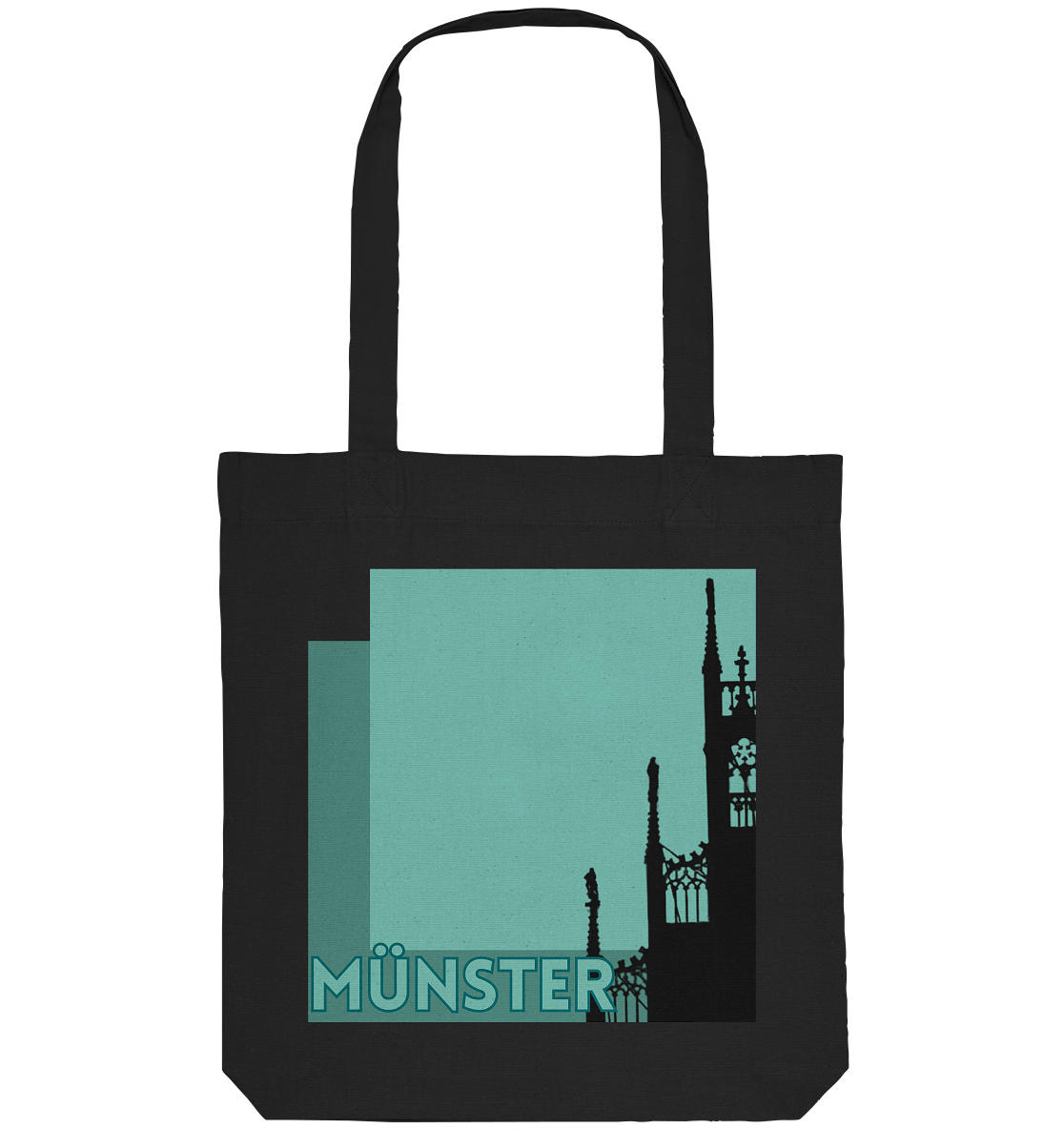 MÜNSTER SILHOUETTE! - Organic Tote Bag