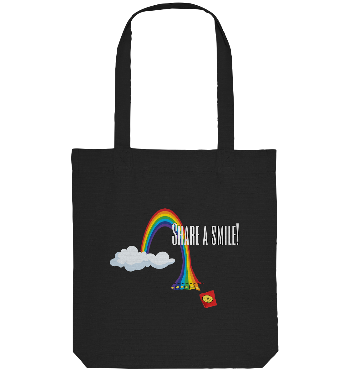 SHAREASMILE! - Organic Tote Bag
