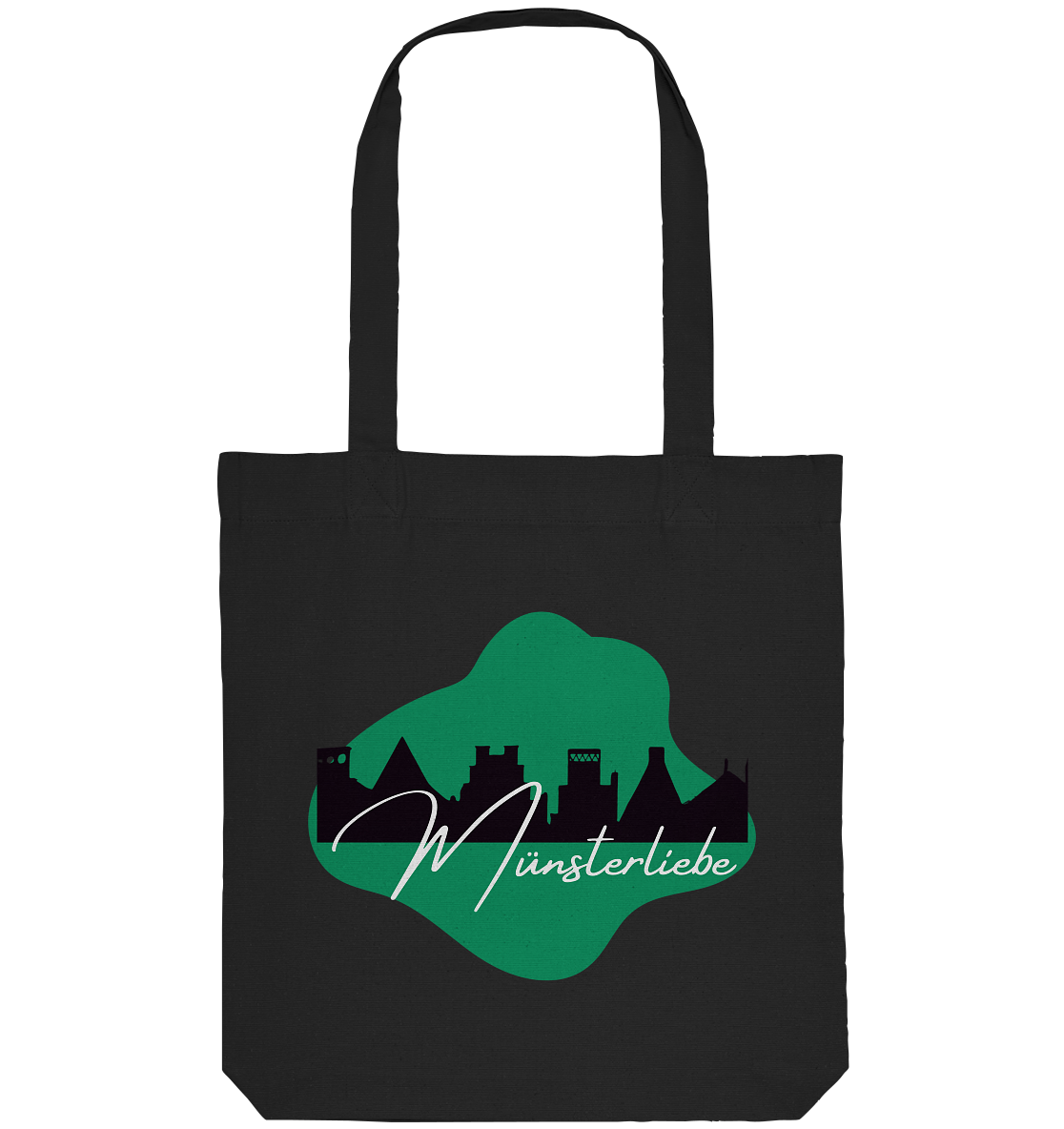 SKYLINEMÜNSTERLIEBE! - Organic Tote Bag