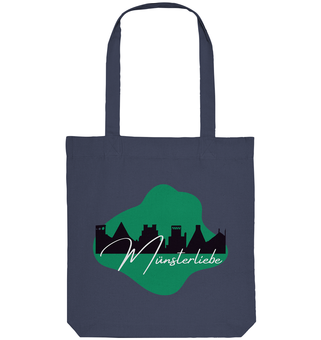 SKYLINEMÜNSTERLIEBE! - Organic Tote Bag