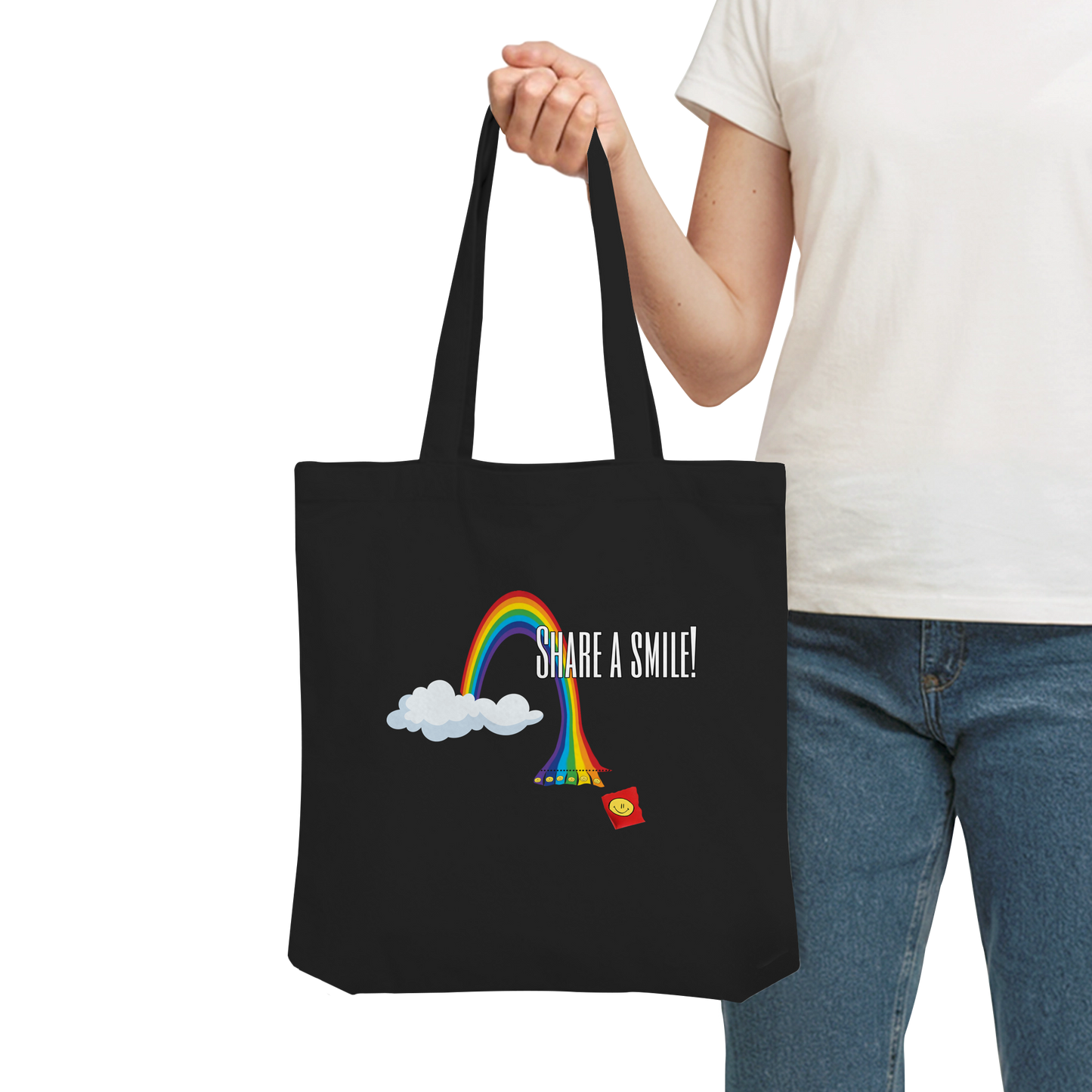SHAREASMILE! - Organic Tote Bag