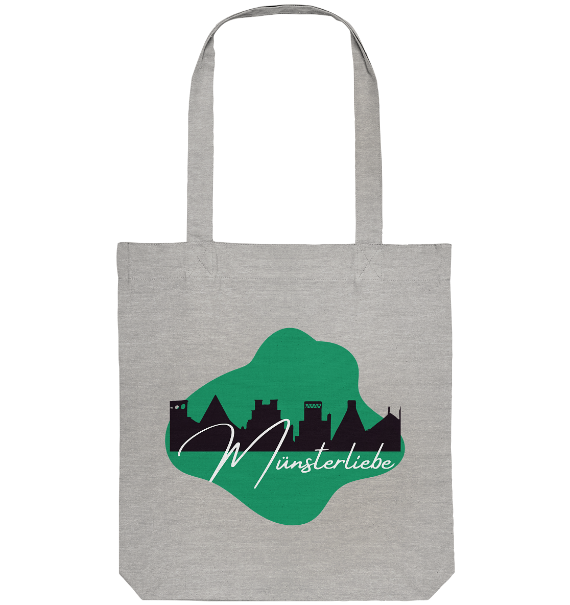 SKYLINEMÜNSTERLIEBE! - Organic Tote Bag