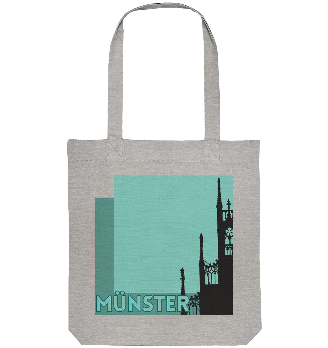 MÜNSTER SILHOUETTE! - Organic Tote Bag