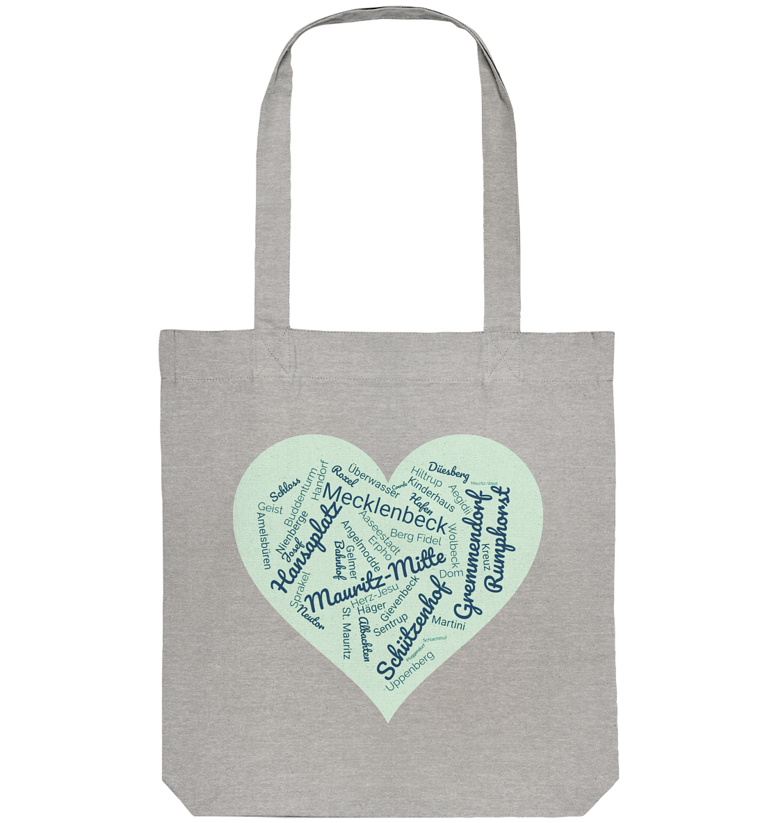 MÜNSTERHERZ! - Organic Tote Bag