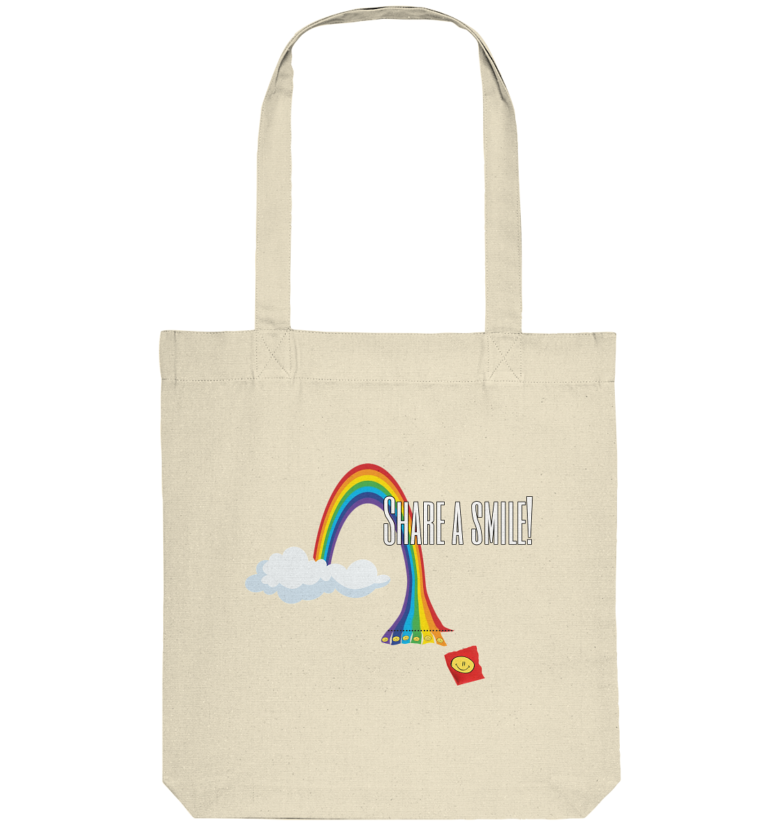SHAREASMILE! - Organic Tote Bag