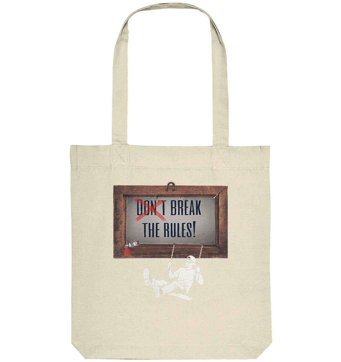 BREAKTHERULES! - Organic Tote Bag