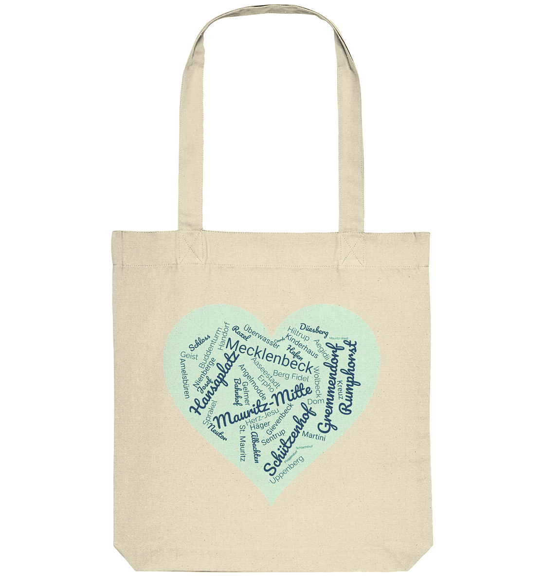 MÜNSTERHERZ! - Organic Tote Bag