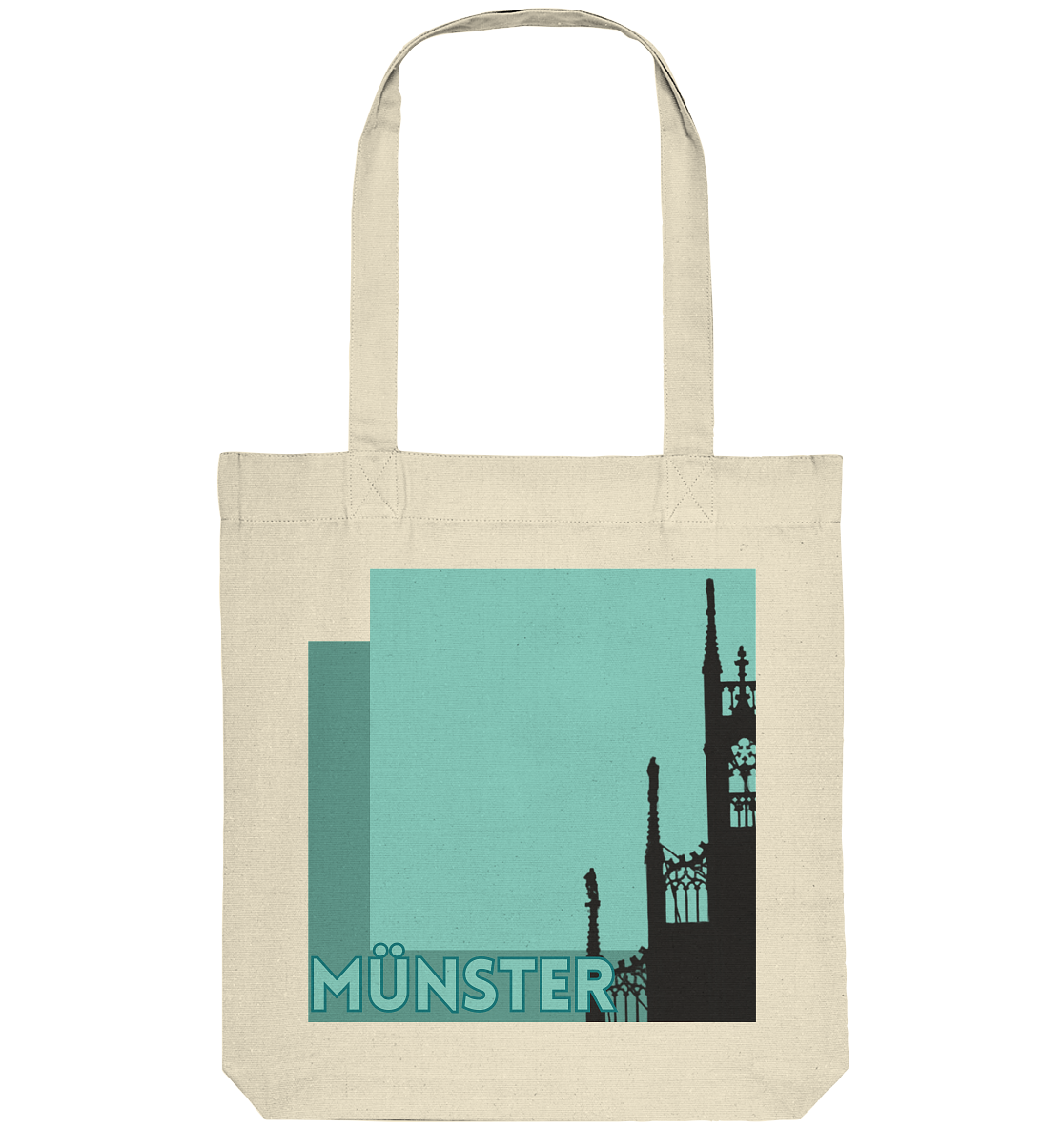 MÜNSTER SILHOUETTE! - Organic Tote Bag