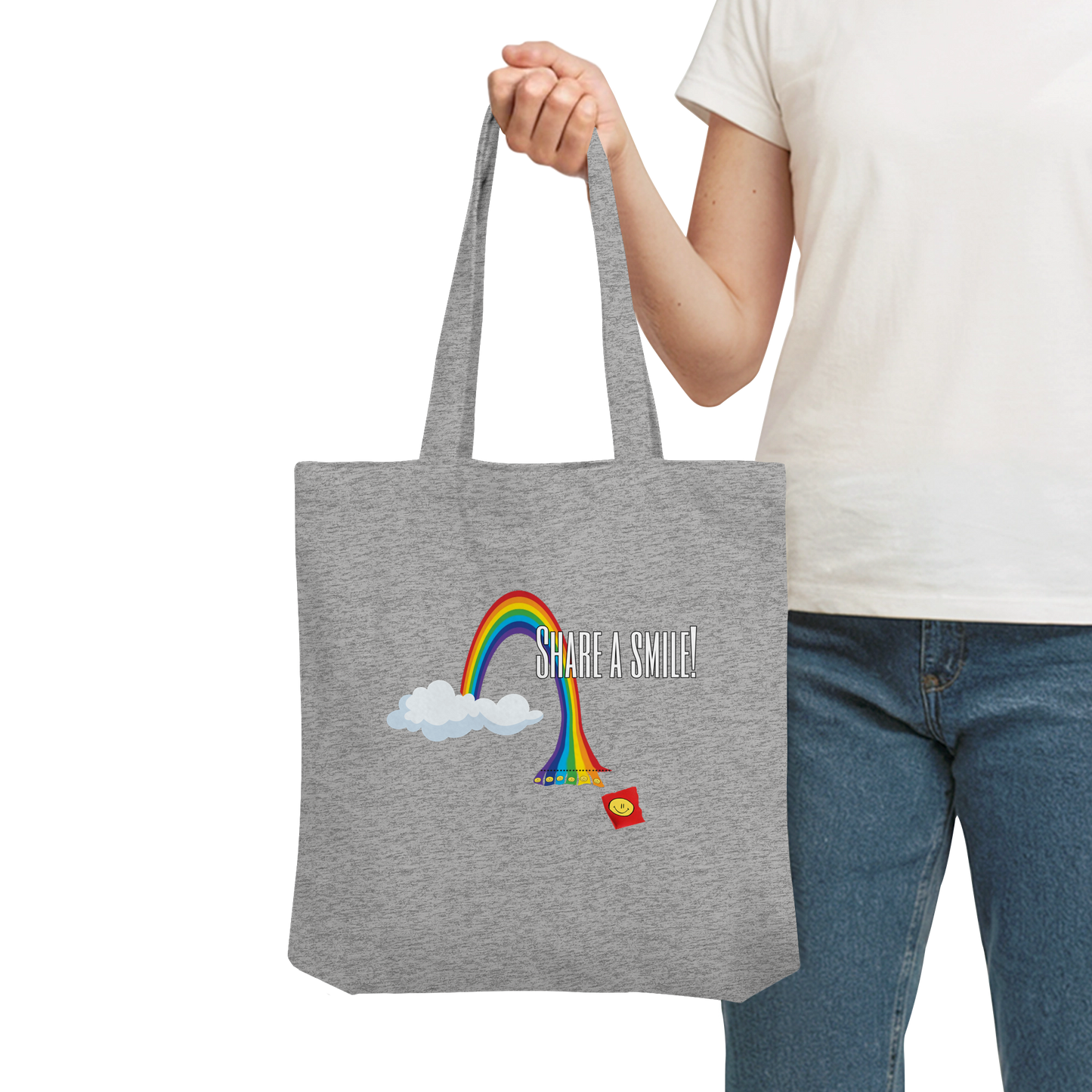 SHAREASMILE! - Organic Tote Bag