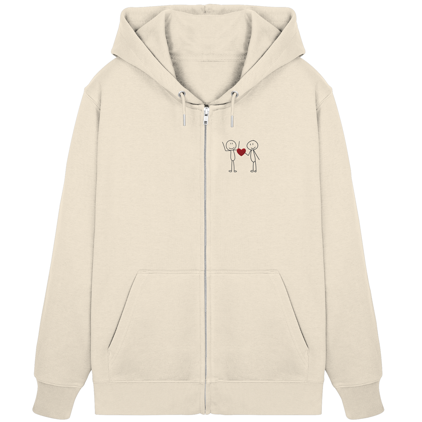 STICKFIGURELOVE! (Stick)- Organic Zipper