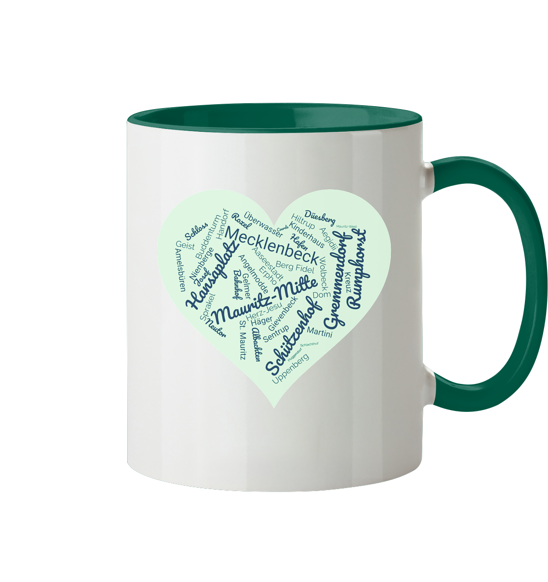 MÜNSTER HEART! - Two-tone mug