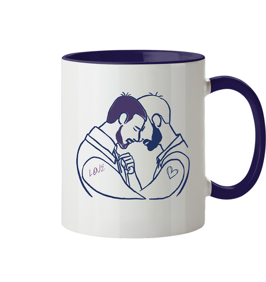 LOVE!  - Tasse zweifarbig
