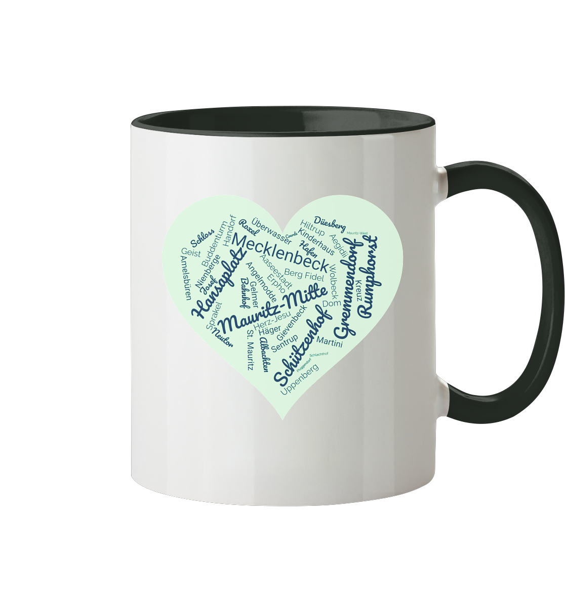 MÜNSTER HEART! - Two-tone mug