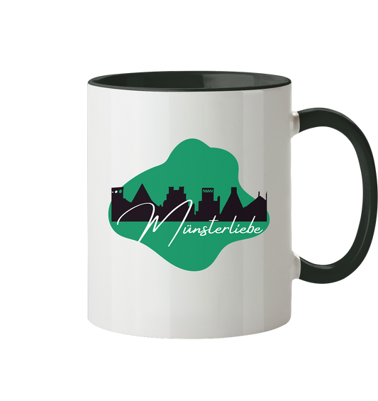 SKYLINEMÜNSTERLIEBE! - Two-tone mug