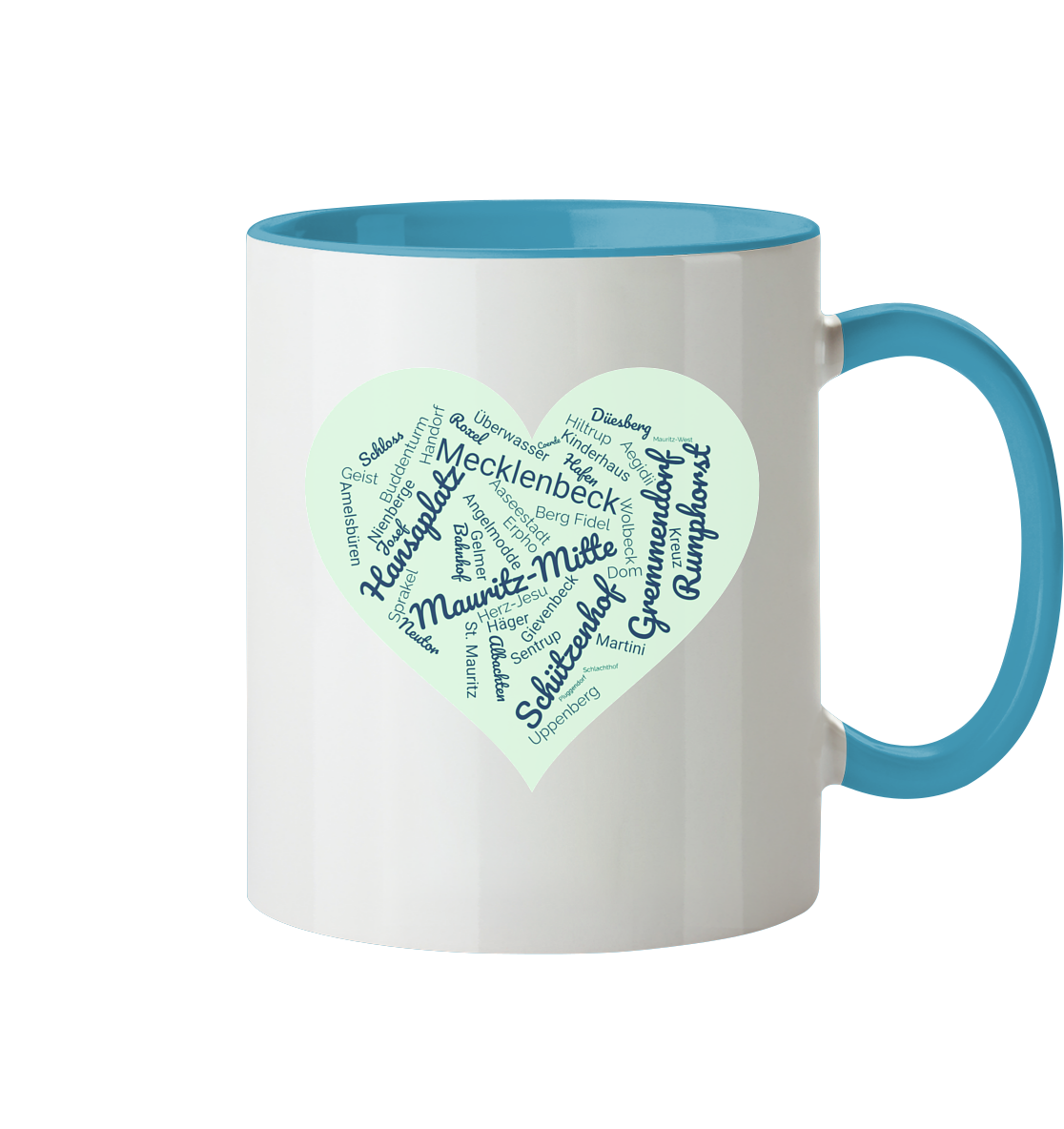 MÜNSTER HEART! - Two-tone mug