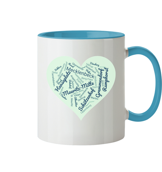MÜNSTERHERZ! - Tasse zweifarbig