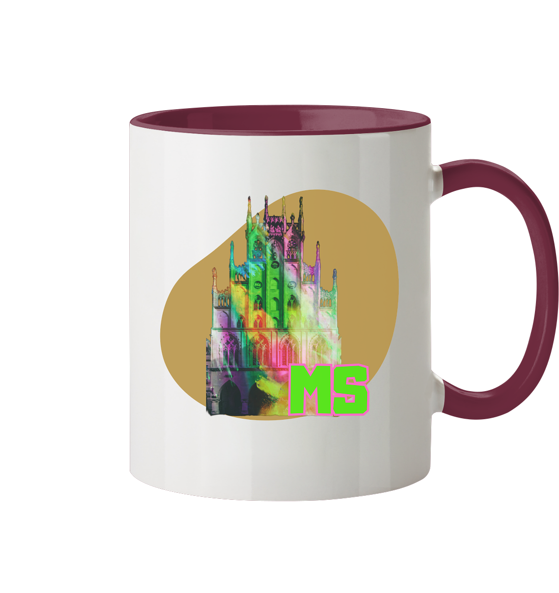 COLORFULTOWNHALL! - Two-tone mug