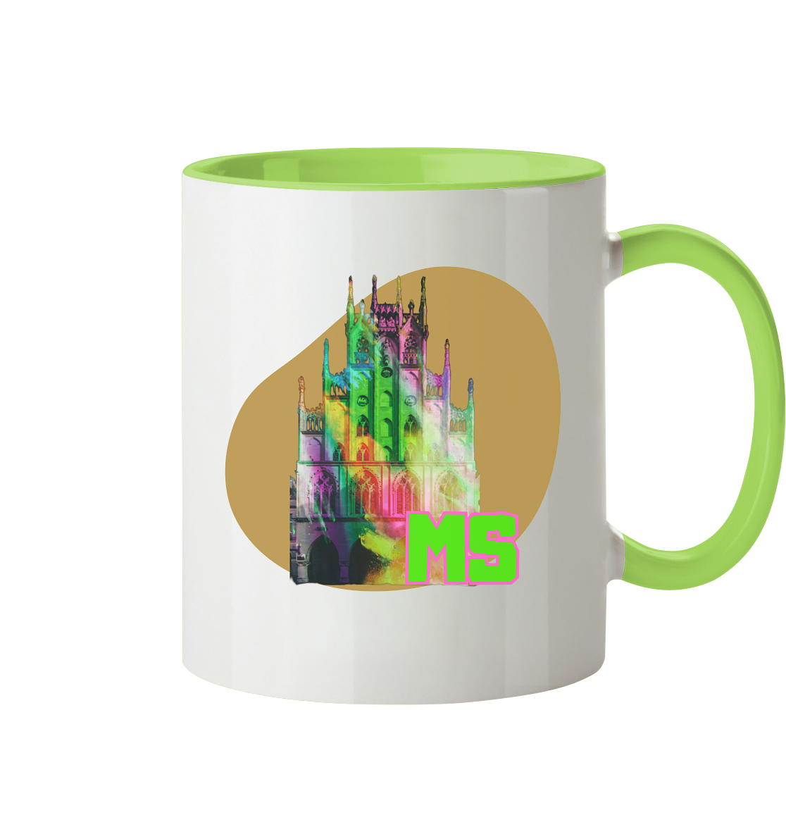 COLORFULTOWNHALL! - Two-tone mug