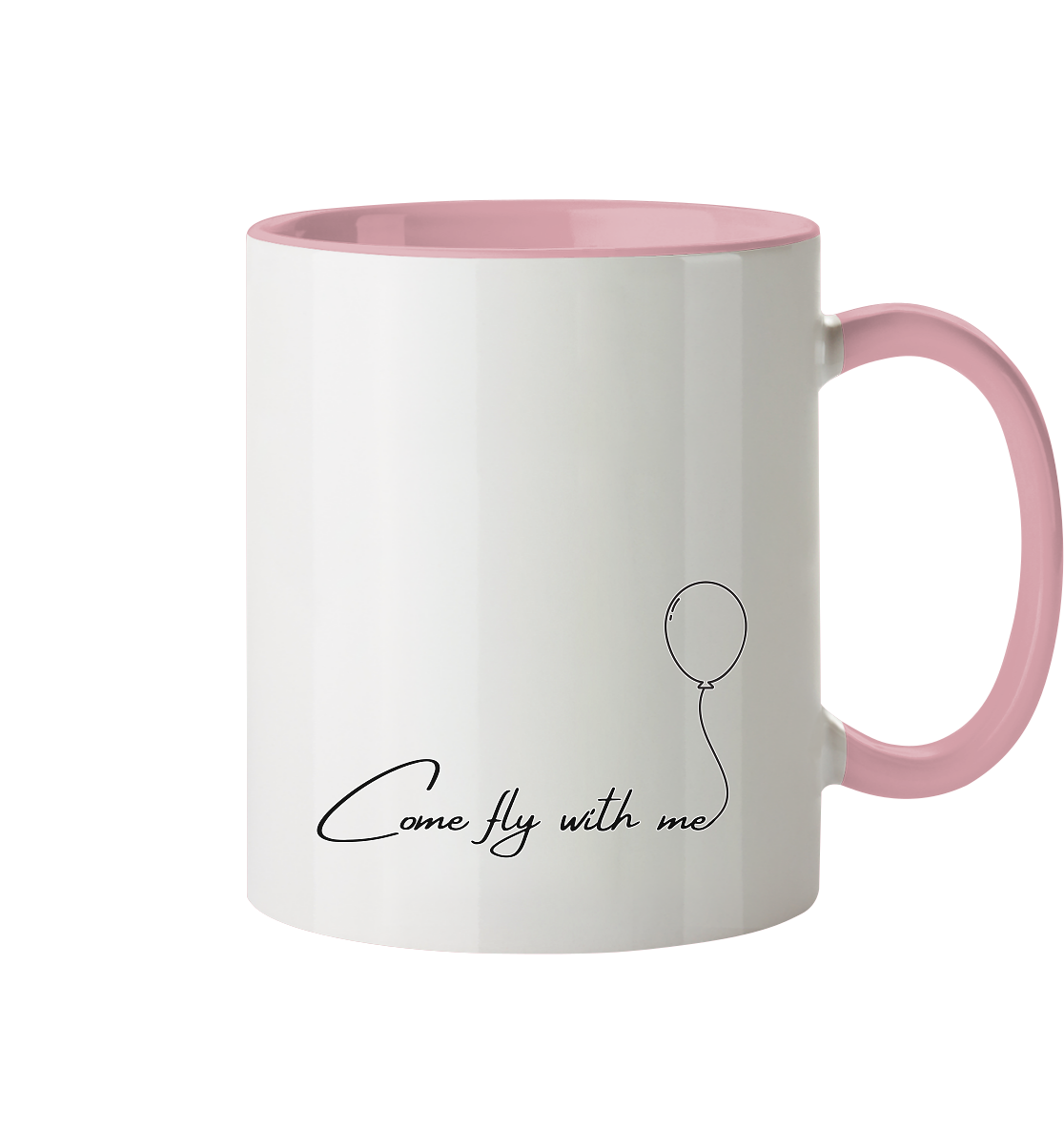 COMEFLYWITHME! - Tasse zweifarbig