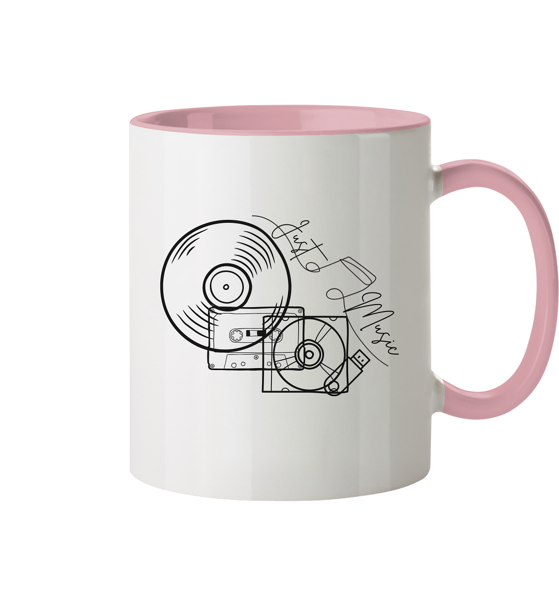 JUSTMUSIC! - Two-tone mug