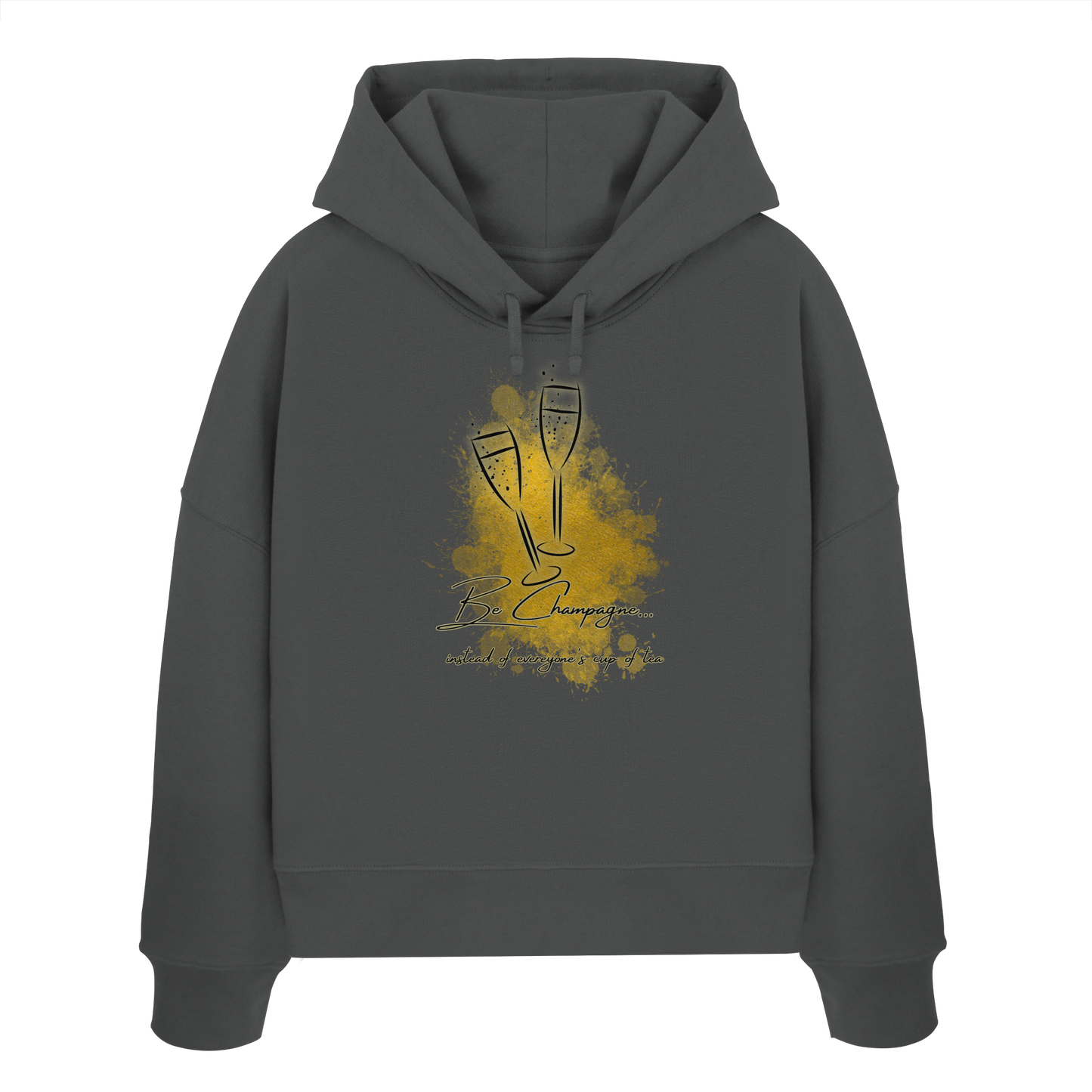 CHAMPAGNE! - Women's Organic Boxy Hoodie