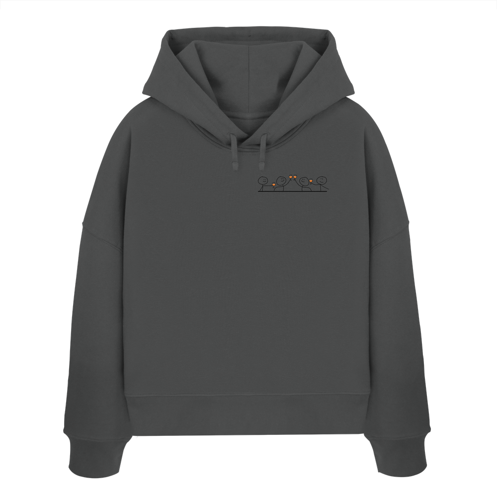 CREWLOVE! - Womens Organic Boxcut Hoodie