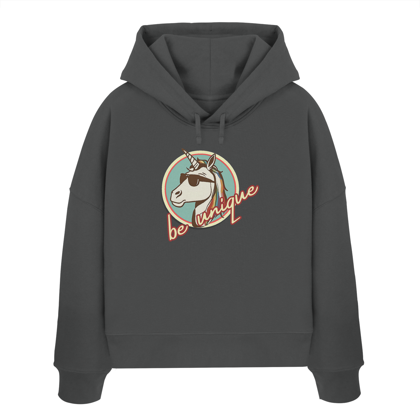 BEUNIQUE! - Womens Organic Boxcut Hoodie