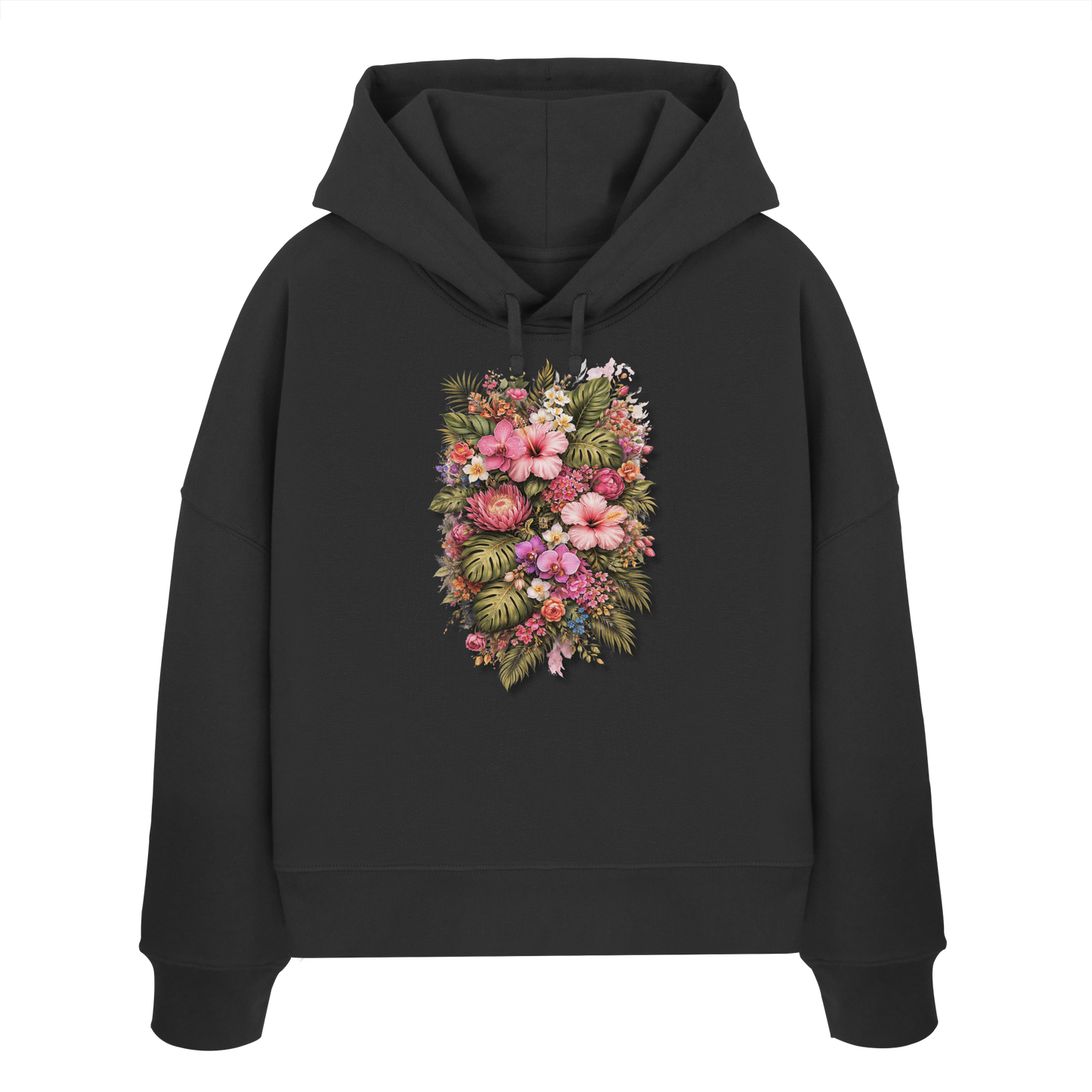 FLOWERPOWER! - Women's Organic Box Cut Hoodie