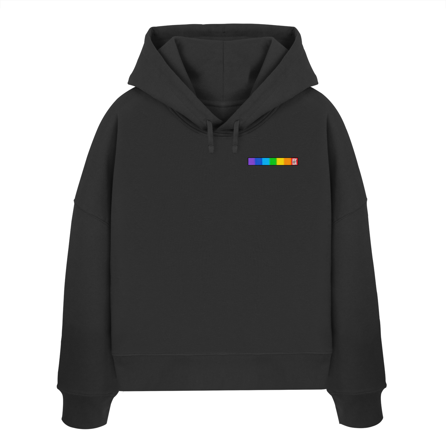 RAINBOWANDALLIES! - Womens Organic Boxcut Hoodie