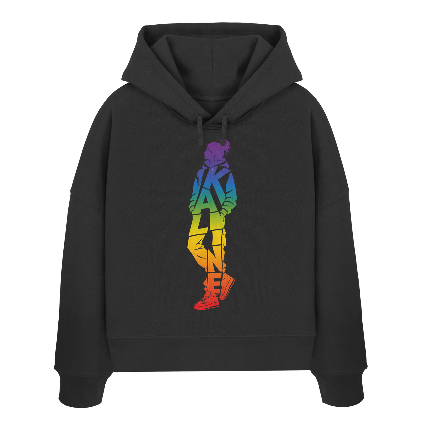 KALINE!Pride - Womens Organic Boxcut Hoodie