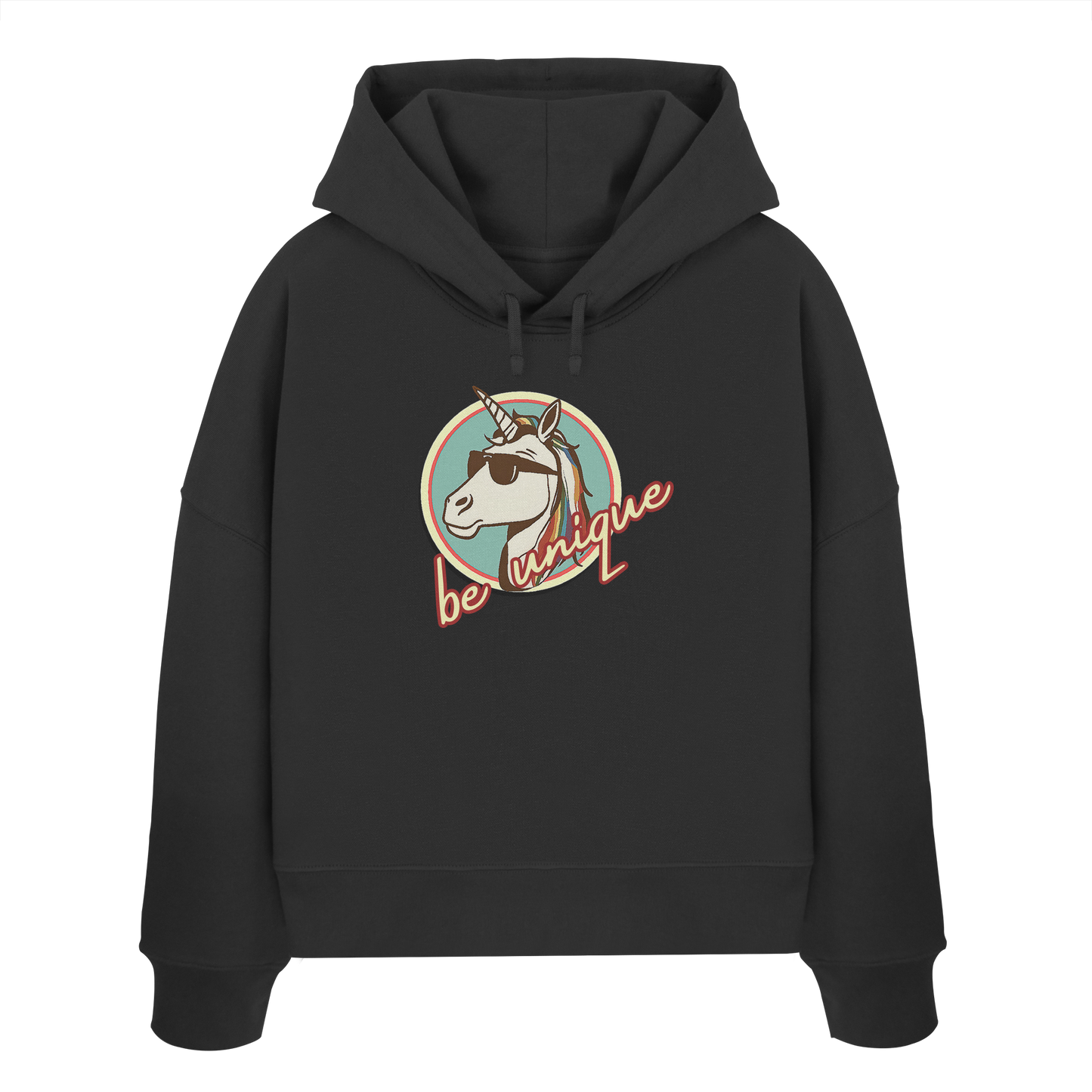 BEUNIQUE! - Womens Organic Boxcut Hoodie
