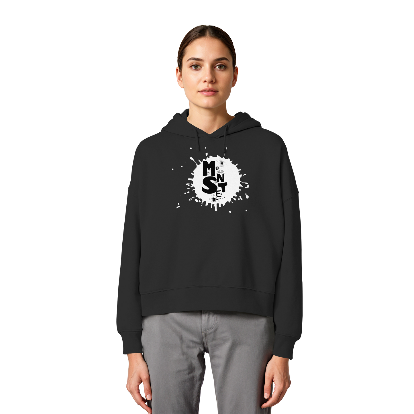 MÜNSTERFLECK! - Women's Organic Boxcut Hoodie