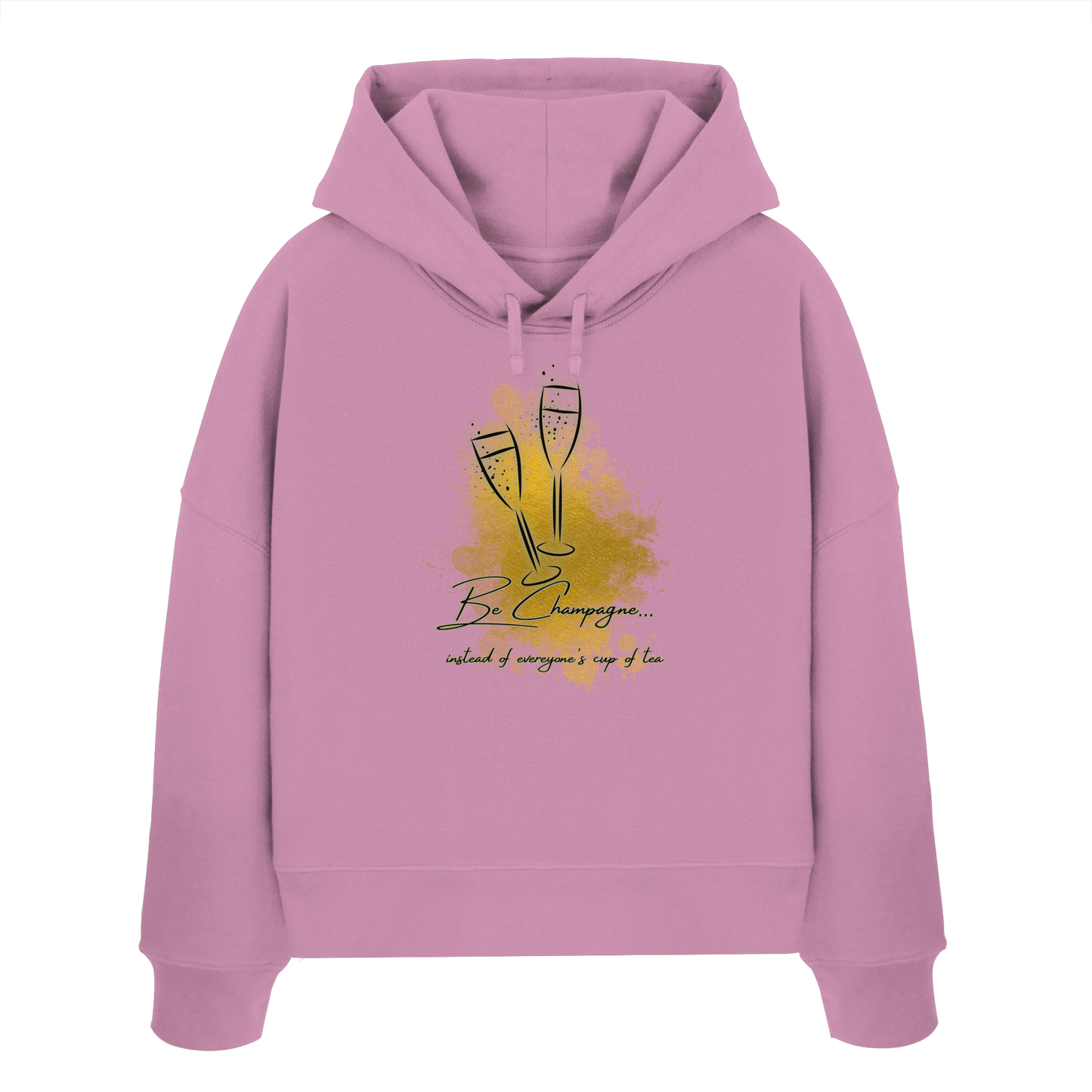 CHAMPAGNE! - Women's Organic Boxy Hoodie