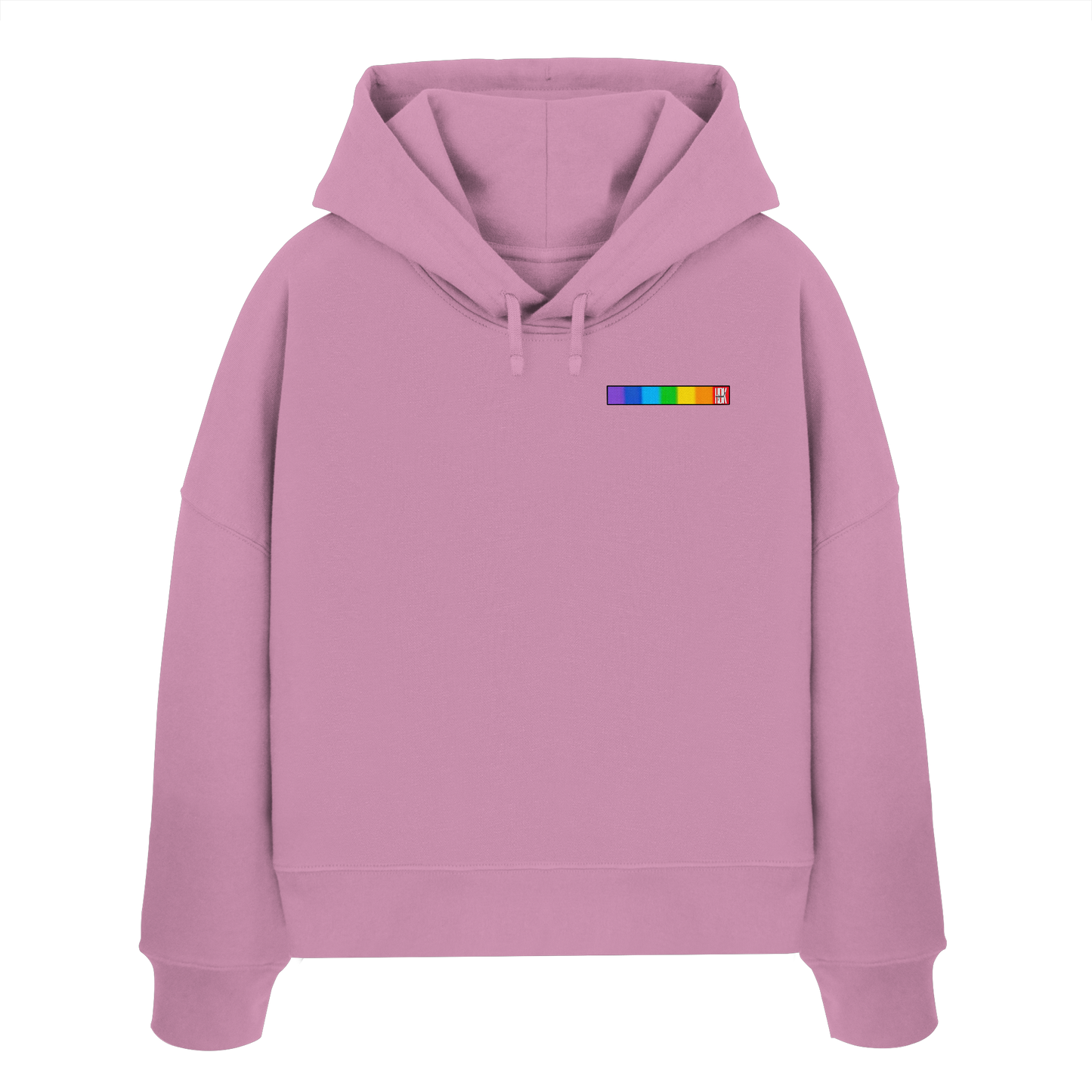 RAINBOWANDALLIES! - Womens Organic Boxcut Hoodie