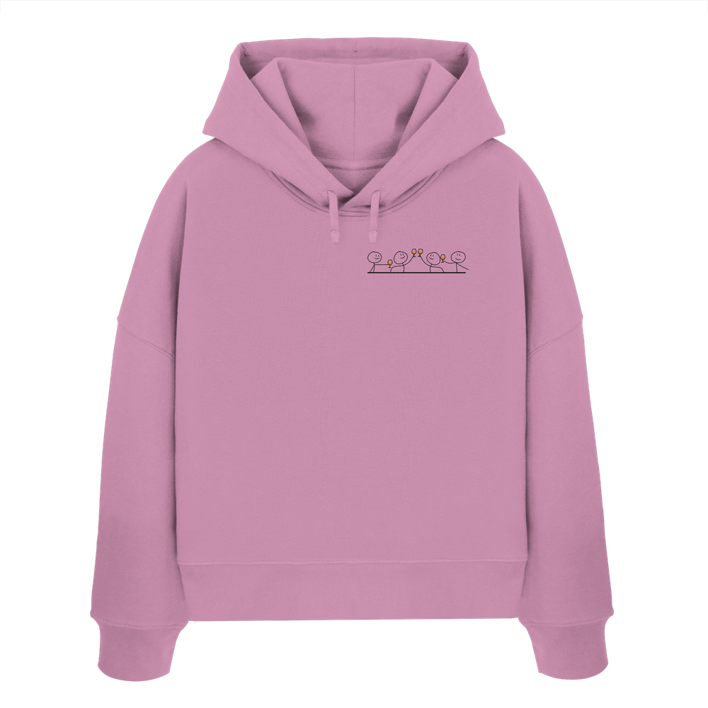 CREWLOVE! - Womens Organic Boxcut Hoodie