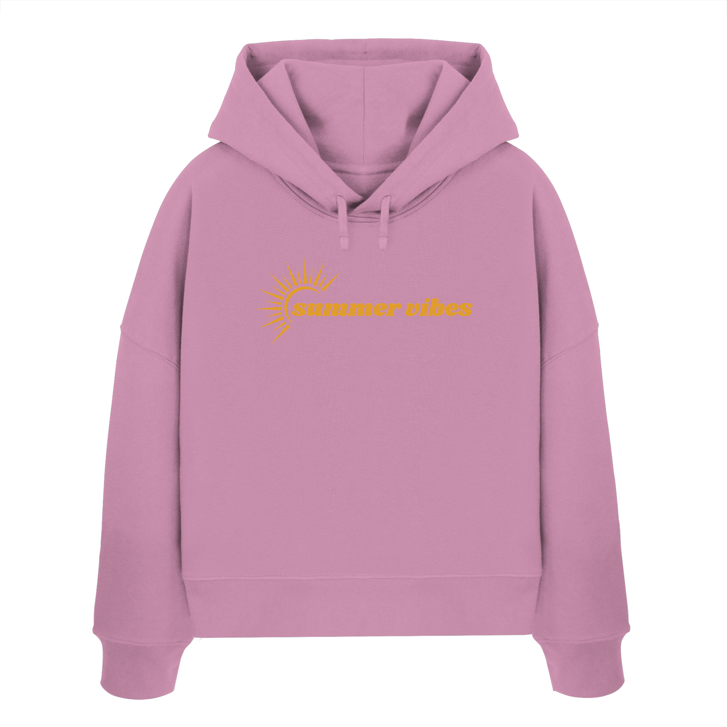 SUMMERVIBES! - Womens Organic Boxcut Hoodie
