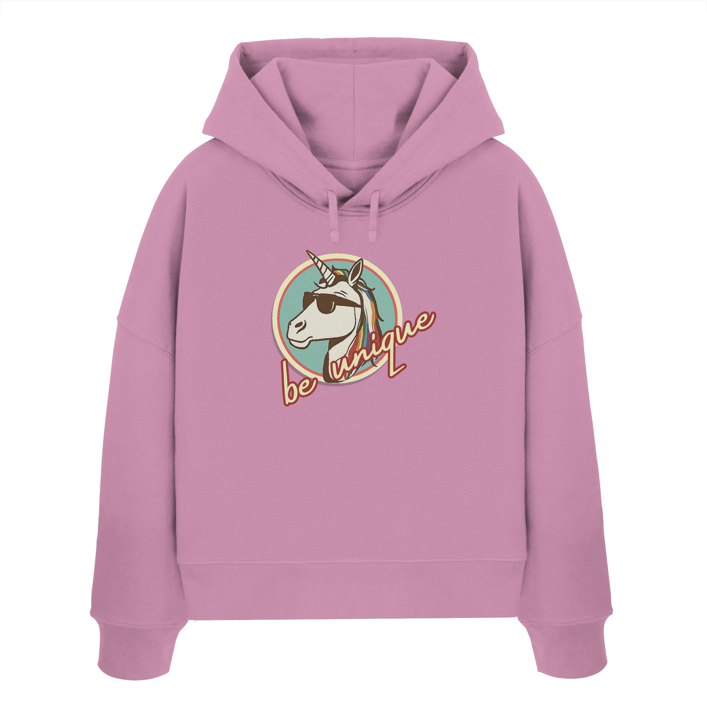 BEUNIQUE! - Womens Organic Boxcut Hoodie