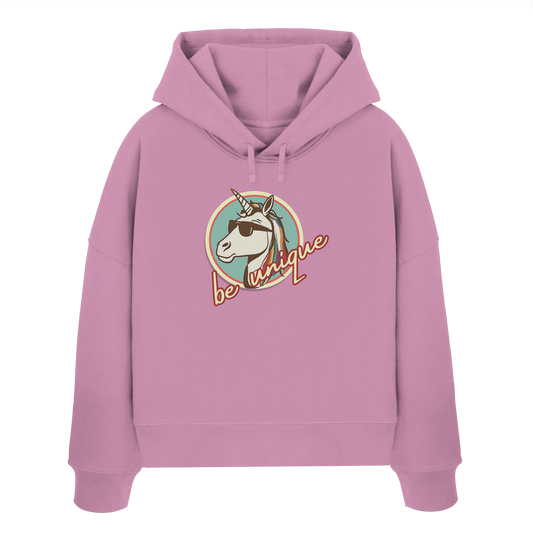 BEUNIQUE! - Womens Organic Boxcut Hoodie